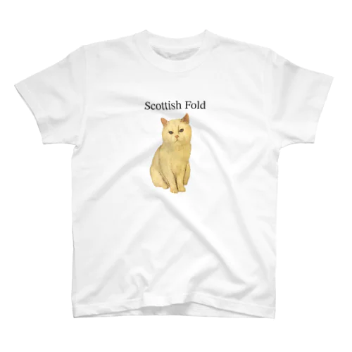 スコティッシュフォールド Regular Fit T-Shirt