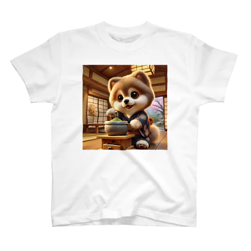 matcha　dog Regular Fit T-Shirt