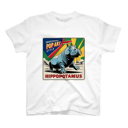 POPなかば Regular Fit T-Shirt