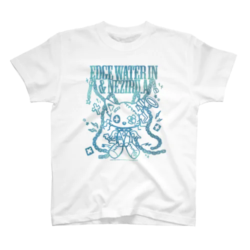 Rolling Cat Drive-in Theater Tee -Blue-  Regular Fit T-Shirt