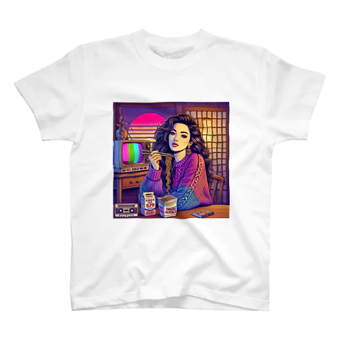 City Pop Night – Midnight Ramen Regular Fit T-Shirt