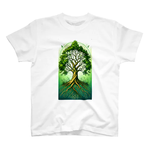 五行「木」エレメントTシャツ     Regular Fit T-Shirt