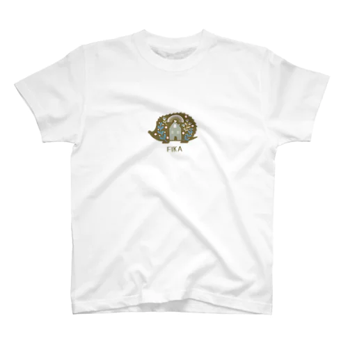 【 FIKA 北欧 ハリネズミ】3 Regular Fit T-Shirt
