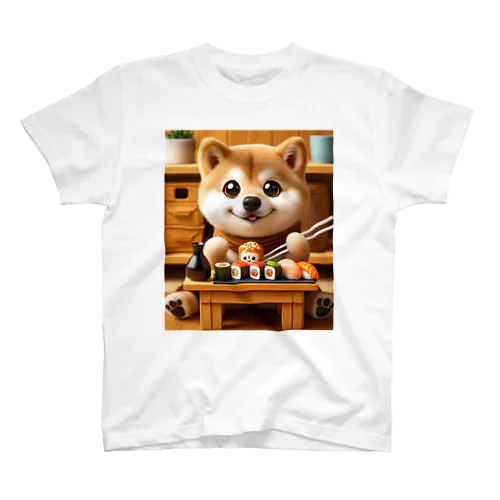 キラキラ寿司犬 Regular Fit T-Shirt