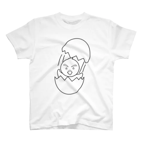 ひよこ塗り絵のTシャツ スタンダードTシャツ