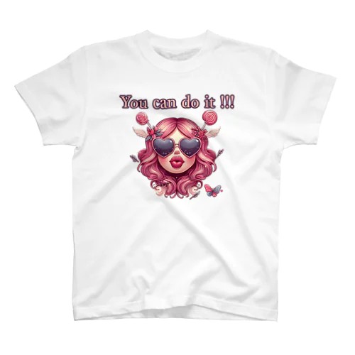 20-PSS-PS-006「You can do it」 Regular Fit T-Shirt