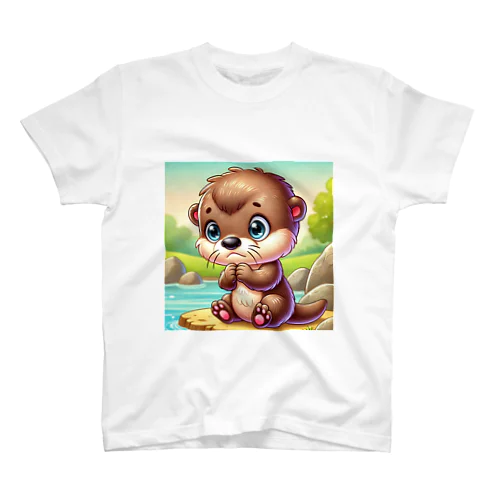 しょんぼりカワウソ Regular Fit T-Shirt