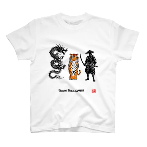 龍虎侍Tシャツ Regular Fit T-Shirt
