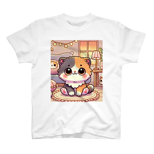 ふわもこ子猫のまったりタイム Regular Fit T-Shirt