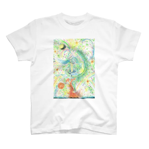 なないろの龍 Regular Fit T-Shirt