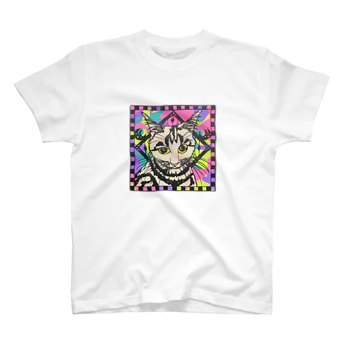 切り絵猫 Regular Fit T-Shirt