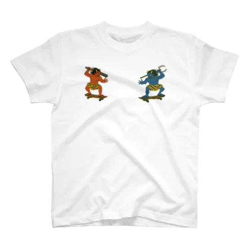 赤鬼青鬼スケーター Regular Fit T-Shirt