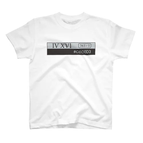 バースデーカラー(4/16)スカイグレイ Regular Fit T-Shirt