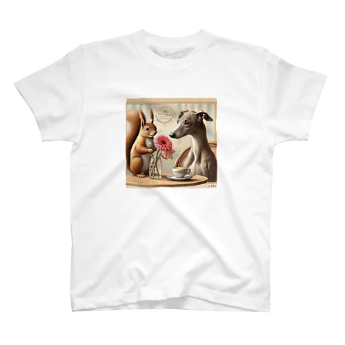 Tartagliaの午後 – リスくんとイタグレさん Regular Fit T-Shirt