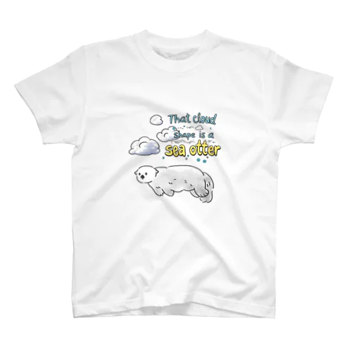 あの雲の形ラッコ Regular Fit T-Shirt