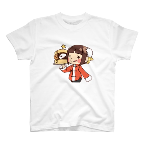 チャイナガール＆パンダ Regular Fit T-Shirt
