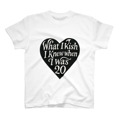Vintage Heart Quote Tee  Regular Fit T-Shirt