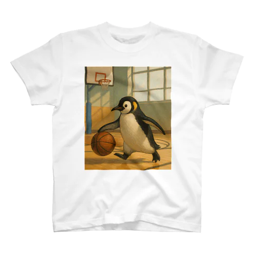 「スラムダンク・ペンギン」Tシャツ Regular Fit T-Shirt