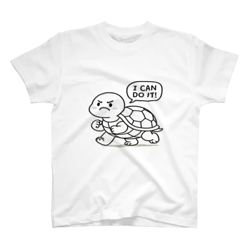 頑張るかめ Regular Fit T-Shirt