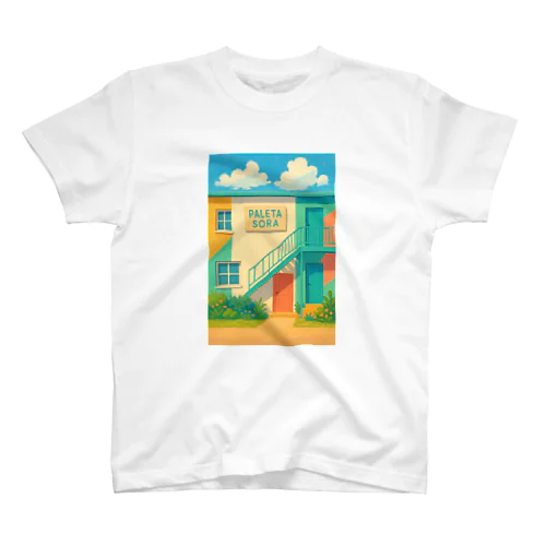架空アパートTシャツ(PALETA SORA) Regular Fit T-Shirt
