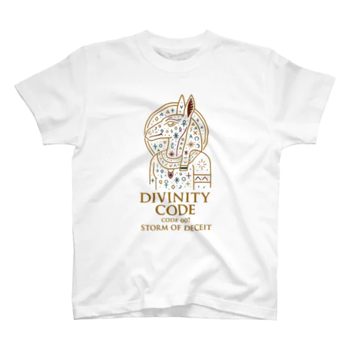 【エジプト神】STORM OF DECEIT - CODE 007｜神々を欺く背信の嵐Tシャツ／混沌×神話アート Regular Fit T-Shirt