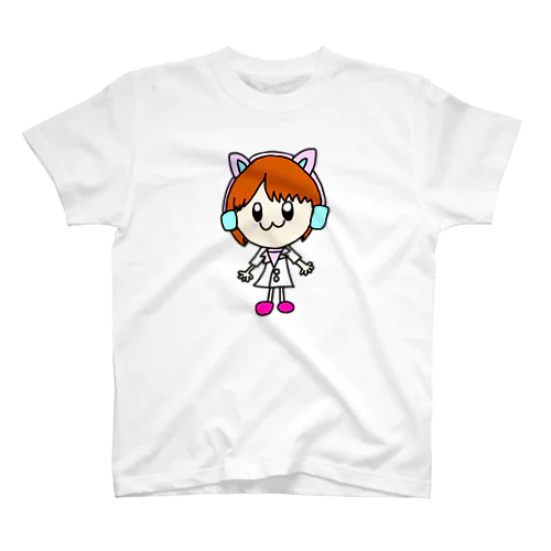ねこ先生 Regular Fit T-Shirt