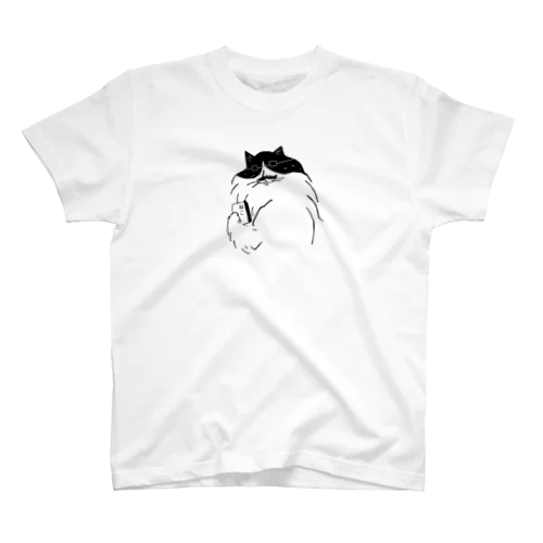 わしねこ　文豪 Regular Fit T-Shirt