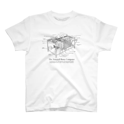 世界最初のコンピュータ：ＡＢＣ（アタナソフ＆ベリー・コンピュータ）：科学：図解 Regular Fit T-Shirt