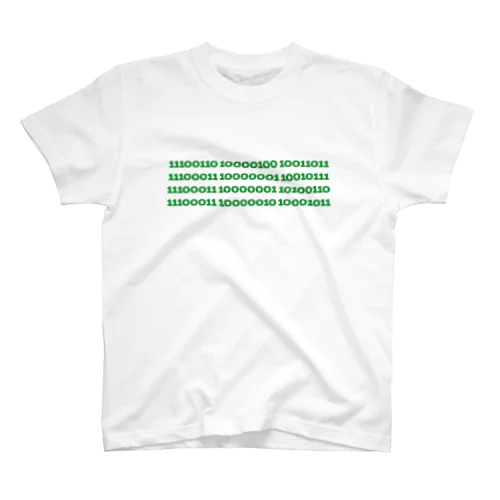 【愛してる】２進数ラブレター Regular Fit T-Shirt