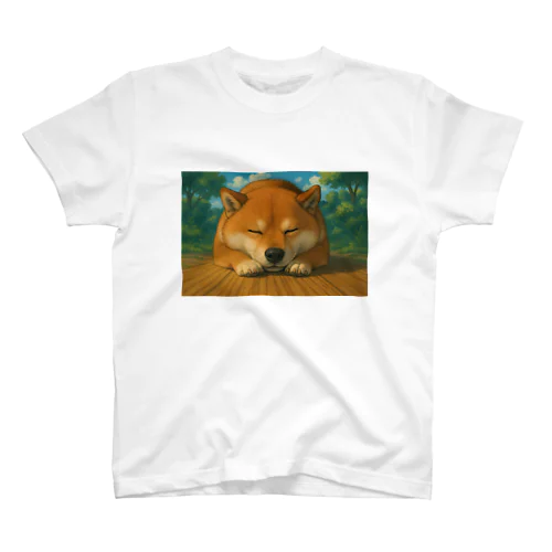 ねむりしば Regular Fit T-Shirt