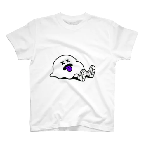 オバケのスニ丸 ダメージ顔 Regular Fit T-Shirt