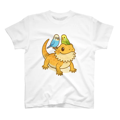 なかよしトリオのひなたぼっこTシャツ Regular Fit T-Shirt