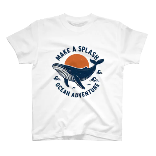 オーシャンアドベンチャー・クジラTシャツ Regular Fit T-Shirt