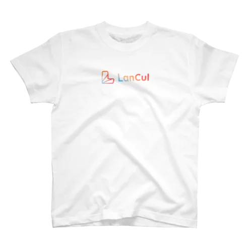 LanCulグッズ(ロゴ赤) Regular Fit T-Shirt