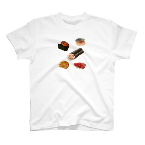 羊毛フェルトのふわふわ寿司 Regular Fit T-Shirt