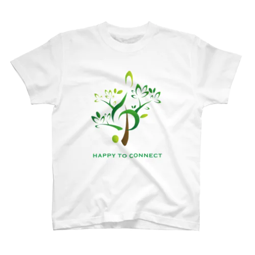 HAPPY TO CONNECT Regular Fit T-Shirt