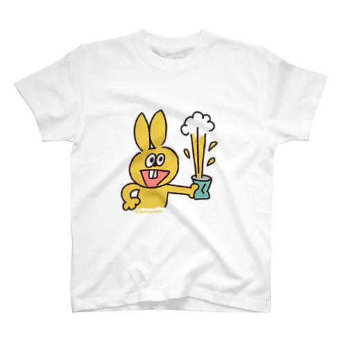 ラビやんと缶 スタンダードTシャツ