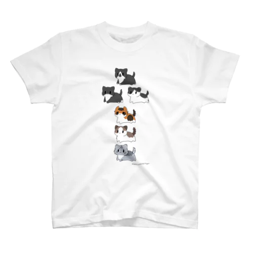 シックス・ニャンズ　ゆるゆる Regular Fit T-Shirt