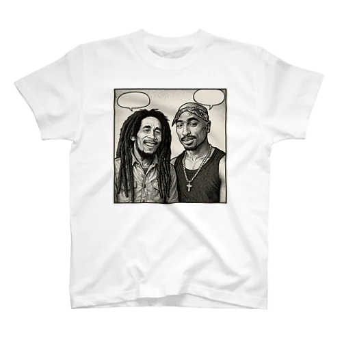 平和と反骨の2ショット Regular Fit T-Shirt