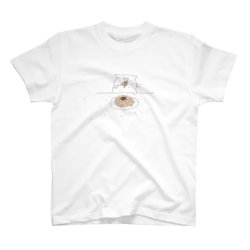タラコトビチラスシロネコ Regular Fit T-Shirt
