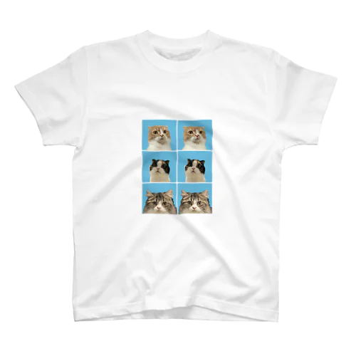 俺んちのねこたちの証明写真 Regular Fit T-Shirt