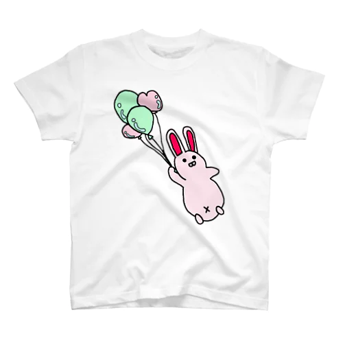 うざいうさぎさん~風船version~ Regular Fit T-Shirt