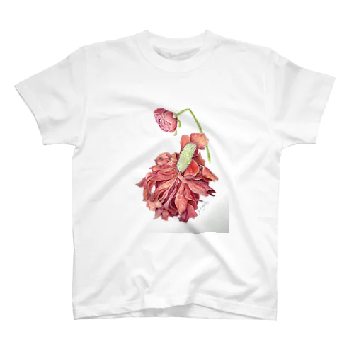 ラナンキュラスのかれたやつ Regular Fit T-Shirt