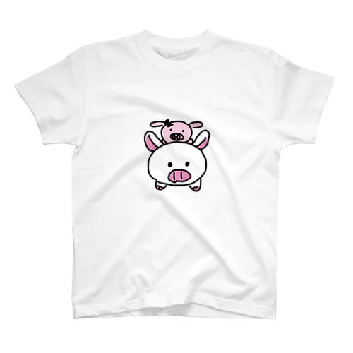 こぶたの“せば”    ちゅり&せばこ Regular Fit T-Shirt