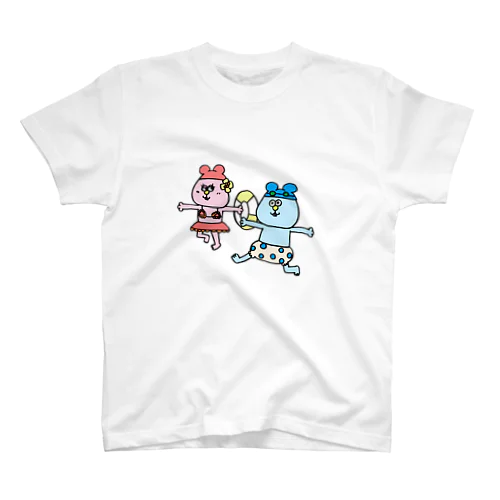 ねんたん&ねみこちゃん Regular Fit T-Shirt