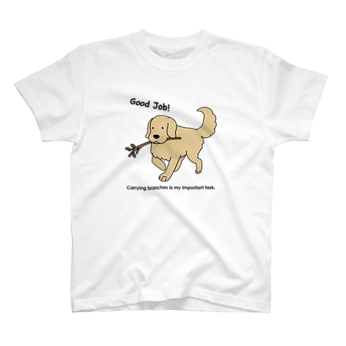 good job（両面） Regular Fit T-Shirt
