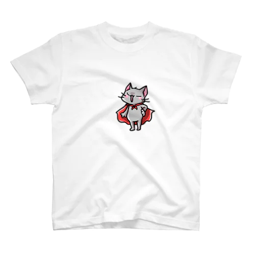 にゃんこヒーロー Regular Fit T-Shirt