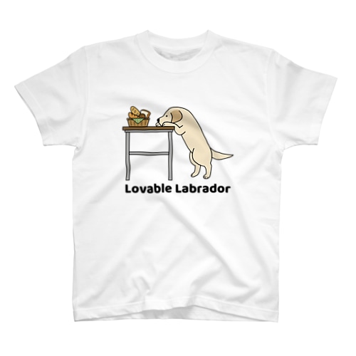 lovable labradorイエロー Regular Fit T-Shirt