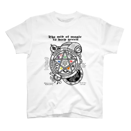 The mid of magic 魔法陣 スタンダードTシャツ