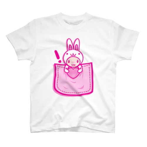 Rabbit_in_the_Pocket Regular Fit T-Shirt